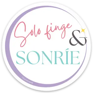 Sticker - Solo finge & SONRÍE - Para Esos Días de Oficina Real