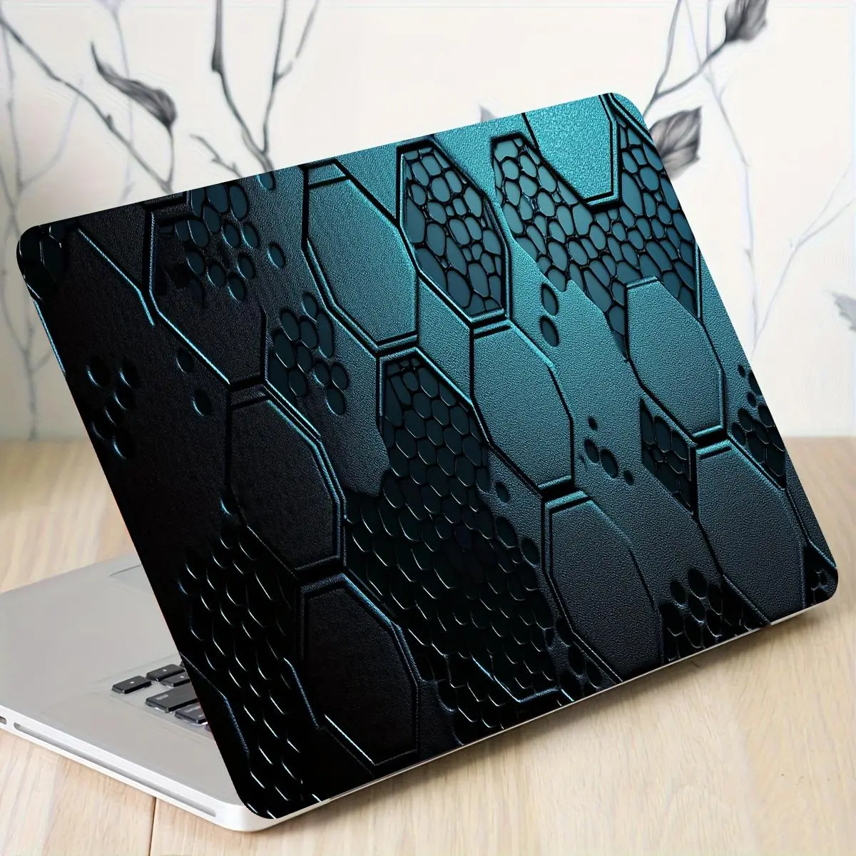 Carbon Fiber Pattern Laptop Skin Sticker, Waterproof & Anti-scratch Laptop Skin Sticker, Universal Laptop Decorative Accessories for Laptop