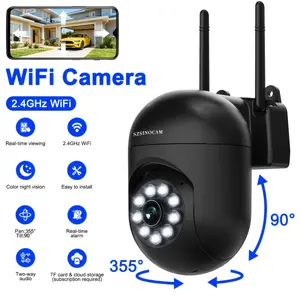 BEENOCAM 1/2/3/4PCS 2.4G WiFi 3MP Security Camera | Color Night Vision,Two-Way Talk,360° PTZ Screen,Motion Detection & Visual Alert | Indoor Outdoor Wall Mount,Mother's Day Gift
