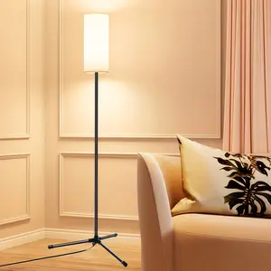 LED Floor Lamp, Adjustable Dimmable, Modern Standing Light, USB Powered Metal Stand Light, 3000k-6500k Color Temperature, Ideal for Living Room Bedroom Office, Indoor Lighting