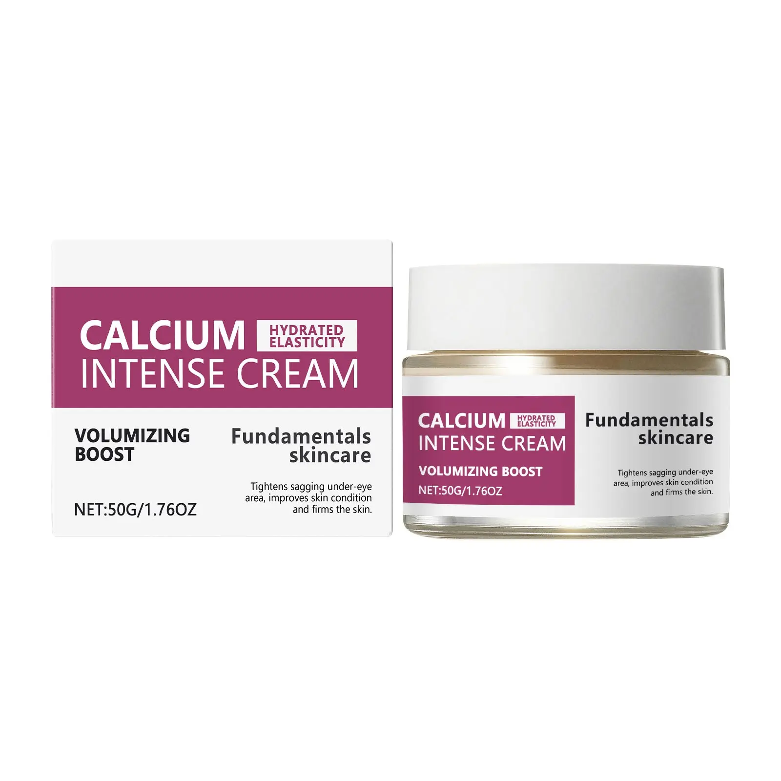 Calcium Intense Cream Calcium Infused Deep Hydration Hydrate Firming Brightening Repair Rejuvenates Restore Skin Moisturizer Moisturizing Hydrating Repair Moisture Face Tightening Cream Collagen Deep Hydration Facial Cream