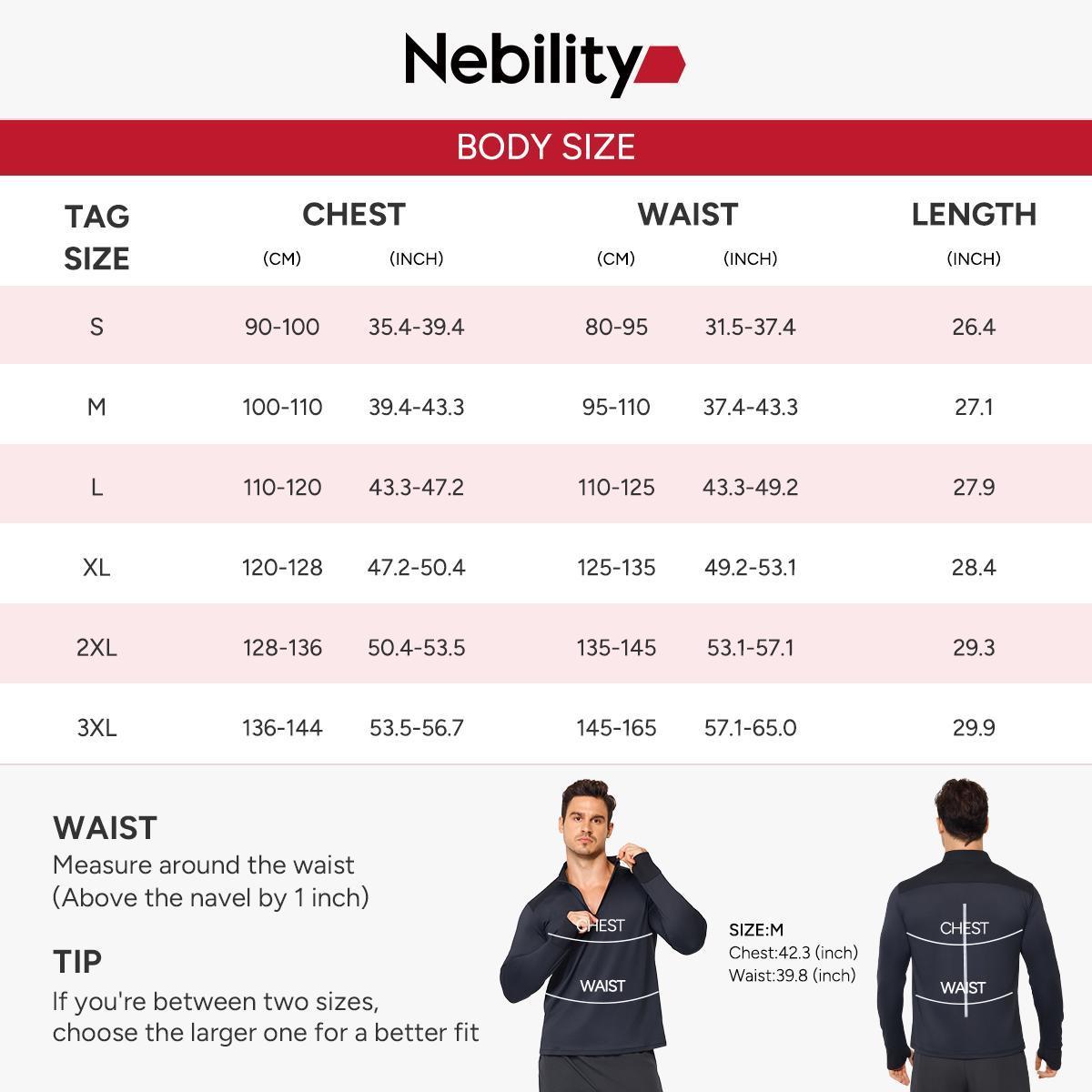 Nebility Men's Compression Long Sleeve Shirt with Reflective Strip Quick Dry Moisture Wicking UV Sun Protection for Fishing Workout Gym Athletic Activities Nebility Men's Compression Long Sleeve Shirt with Reflective Strip Quick Dry Moisture Wicking UV Sun Protection for Fishing Workout Gym Athletic Activities