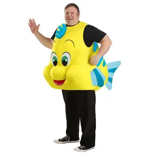 Plus Size Disney The Little Mermaid Flounder Costume (© Disney)