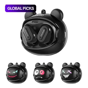 Miniso Ms118 Wireless Earbuds True Wireless Earbuds Bluetooth-compatible 6.0, HiFi Sound, Earbuds Bass, Gaming Earbuds, Cute Design, Perfect Birthday Gift, Compatible with Smartphone #GLOBAL PICKS