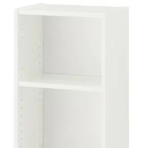 IKEA BILLY Bookcase, White, Modern Adjustable Shelf Storage Cabinet, Minimalist Bookshelf Unit for Home Office, Living Room & Bedroom Organization Furniture