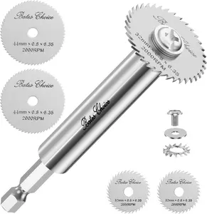 Bates- PVC Pipe Inside Cutter with 4 Saw Blades, 1/4" Hex Shank, 1-1/4" & 1-3/4" Or Larger Diameter, Inside PVC Cutter Tool, PVC Inside Pipe Cutter for PVC Pipe Cutter Tool, Inside PVC Pipe Cutter