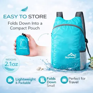 Lightweight Foldable Backpack Small Hiking Rucksack Ultralight Water Resistant Travel Packable Daypack for Men Women for Outdoor Sport Travelling Walking Hiking Camping Biking