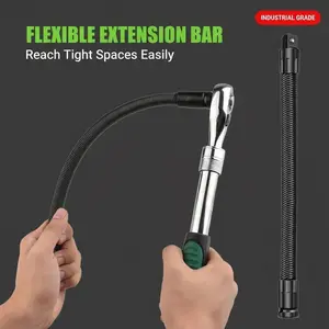 1/2 Flexible Shaft Extension Extender Torque Socket Ratchet Spanners Electric Wrench Connecting Rod Hand Tools