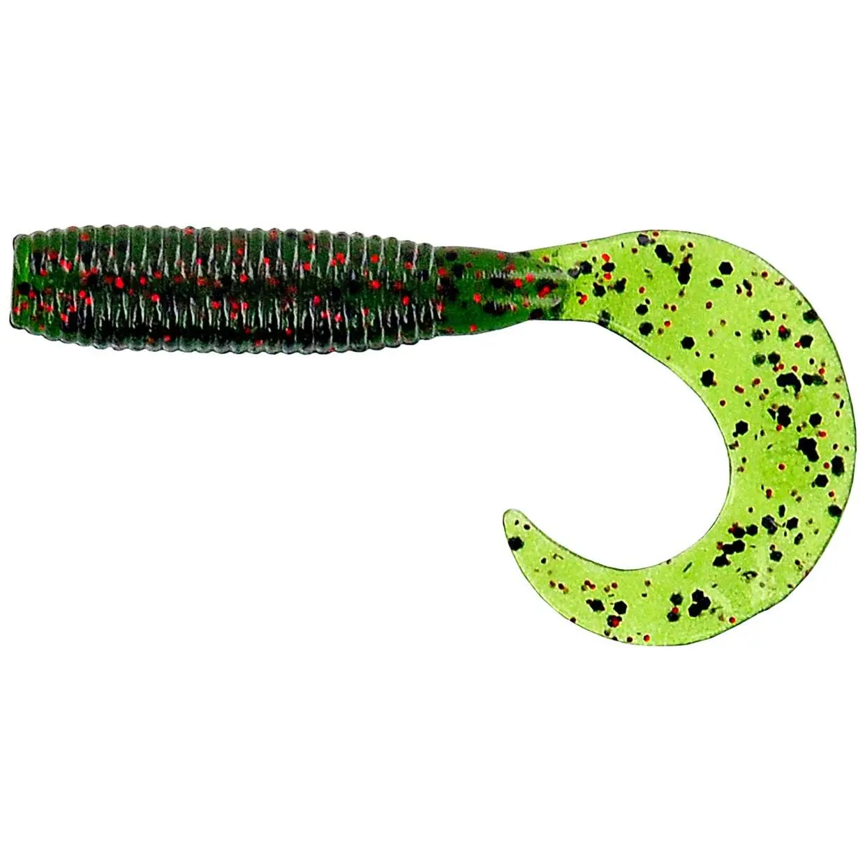 Soft Plastic Single Tail Grubs, 4 Inch Artificial Fishing Lure for Bass, Pike, and Walleye, Versatile Jig and Spinnerbait Trailer, 20 Pack, Fishingequipment, Tail Shape