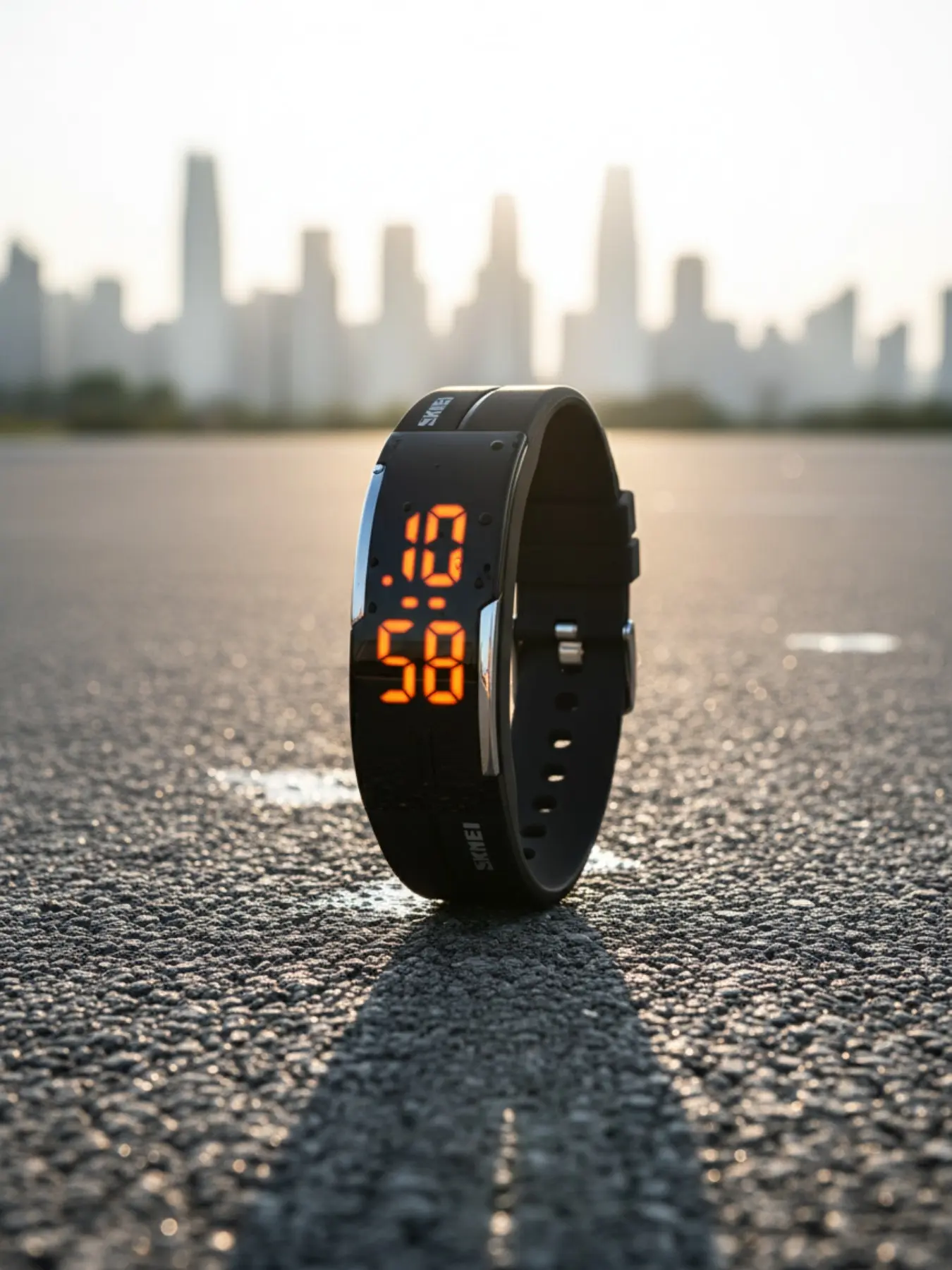 Skmei Electronic Watch, Digital Wristwatch, Casual Trendy Wristwatch, Fashionable Stylish Watch, LED Display, Simple Design, Suitable for Students and Office Workers, Lightweight, Includes Packaging Box