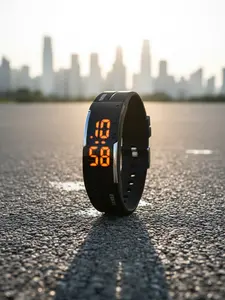 Skmei Electronic Watch, Digital Wristwatch, Fashionable Digital Watch, Casual Trendy Wristwatch, LED Display, Simple Design, Suitable for Students and Office Workers, Lightweight, Includes Beautiful Packaging Box