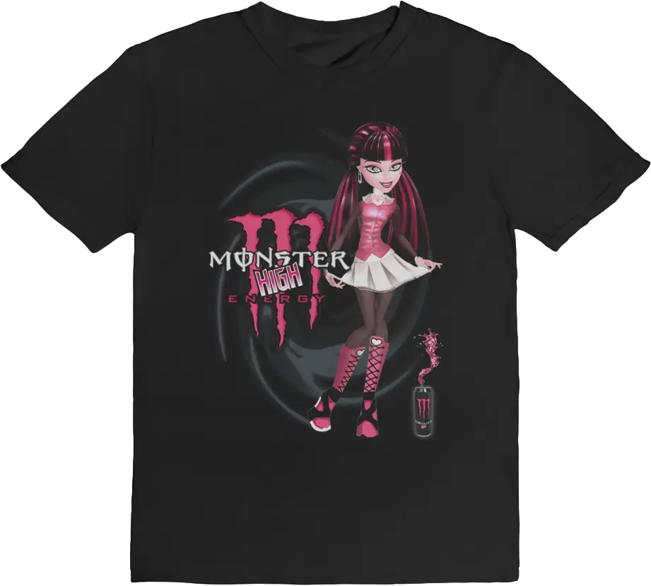 Draculaura Monster High Cartoon Parody T-Shirt