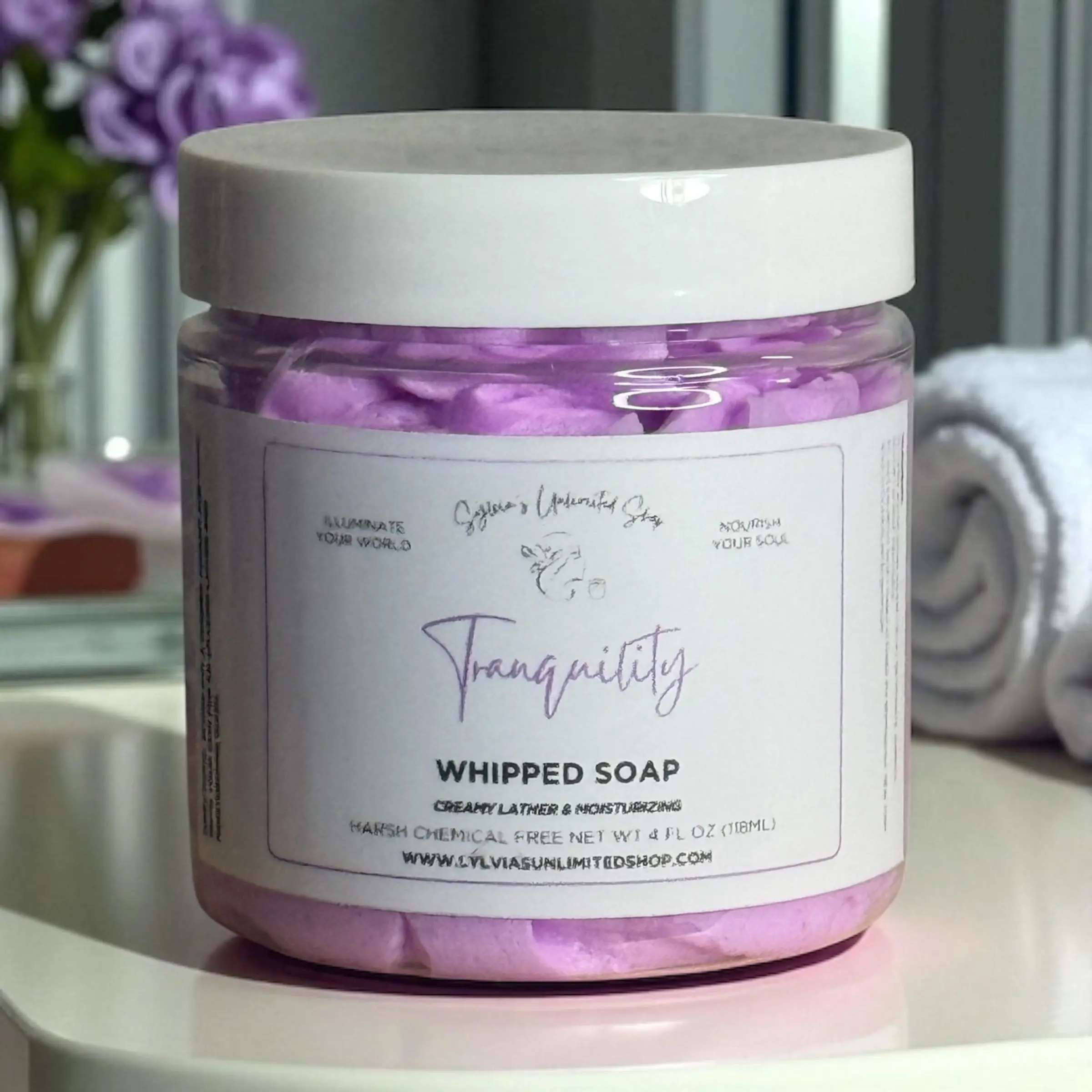 4oz.Tranquility Whipped Soap