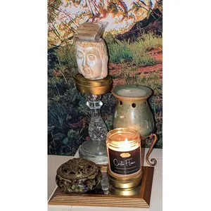Cactus Flower Jar Candle