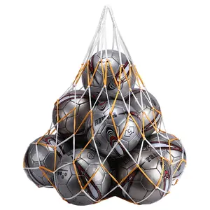 Large Capacity Ball Storage Bag, Football Basketball Volleyball Net Pouch, Portable Mesh Bag, Durable Sports Organizer