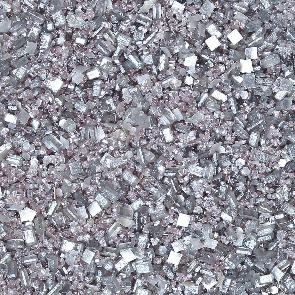 Metallic Silver Glittery Sugar™