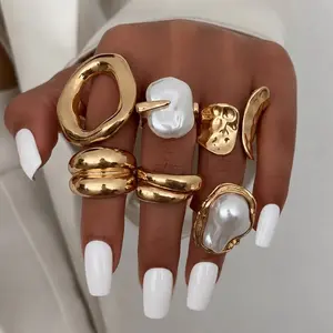 6-Piece Minimalist Jewelry Ring Set