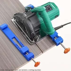 Adjustable Abs Base Guide for Electric Circular Saw, Grinder and Power Tools, High Precision Locator Fixture for Woodworking, DIY Projects, Precise Cutting Tasks