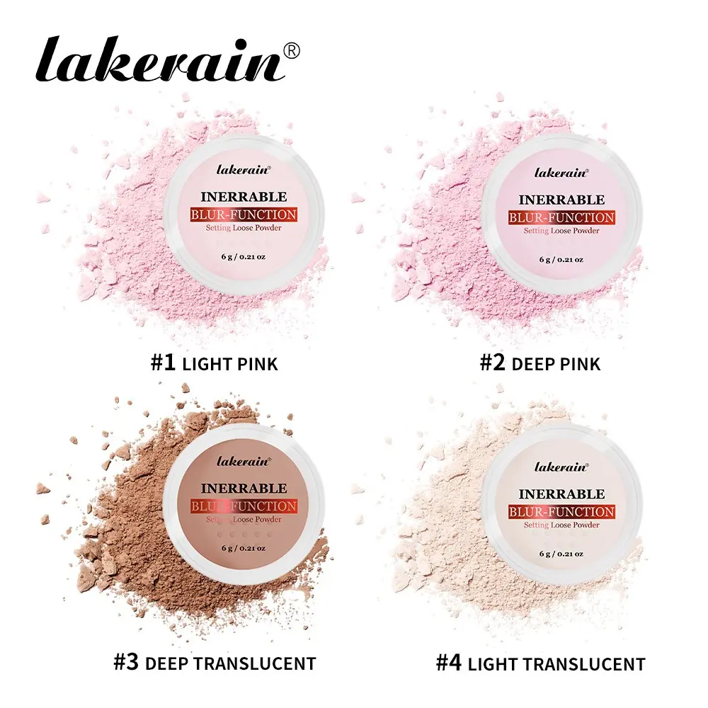BLUR-FUNCTION SETTING LOOSE POWDER, Makeup Powder, Blurring Face Powder, Long-Lasting, Oil-Control & Pore-Blurring, Lightweight Loose Powder for Matte Finish, Sweat-Proof & Transfer-Resistant, Ideal for Oily/Combination Skin Summer Long-Wear