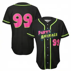 KXK Party Animals Oversized Baseball Jersey – Premium Breathable Streetwear Blue Mountain State Football