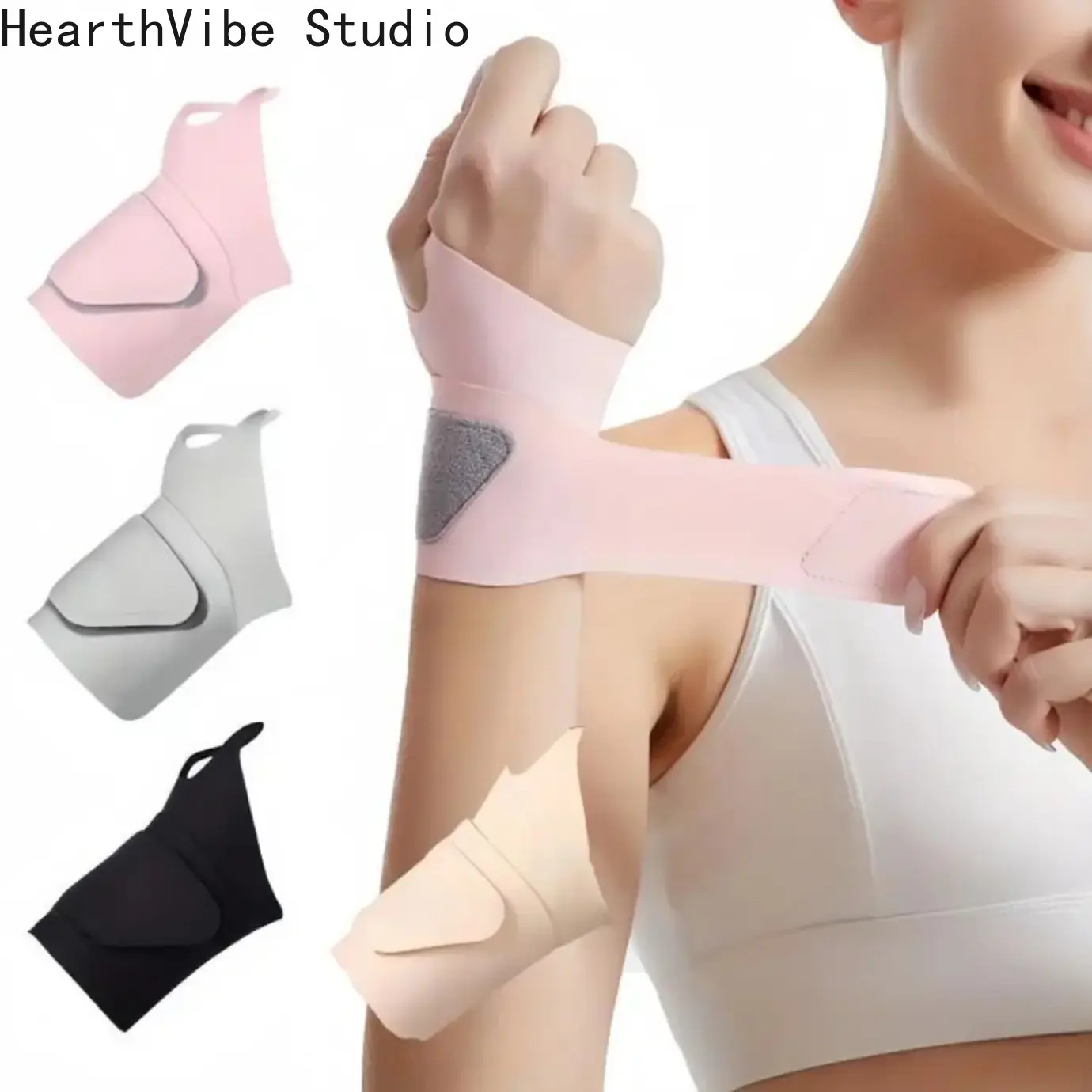 Unisex 4-Pack Ultra-Thin Nylon Anti-Sweat Elastic Band Sports Wristbands, Adjustable Strap, Compression Fit, Lightweight & Comfortable for Gym, Workouts