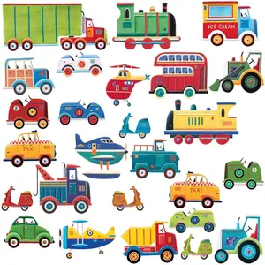 Cars And Trucks Transportation Peel And Stick Wall Decals