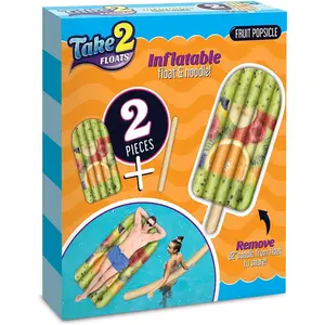 Fruit Popsicle Inflatable Pool Float Tube & Noodle 2-in-1 Floats Raft Mighty Mojo