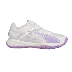 PUMA Womens Accelerate Nitro Sqd Volleyball Volleyball Sneakers Shoes Indoor - Grey, Purple