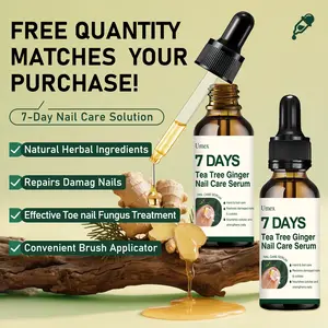 Nail Fungal Treatment Serum Foot Fungus Remedy Removal Products Anti-infection Onychomycosis Paronychia Repair Gel Care Ginger Healthcare Antifungal Solution Suitable for Toenails and Fingernails Therapeutic Therapy