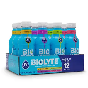 Electrolyte Drink DoctorFormulated Hydration Drink, Electrolytes Water, Chemotherapy Must Haves for Women and Men, Rehydration IV Liquid in a Bottle Variety, 16 Fl Oz (12)