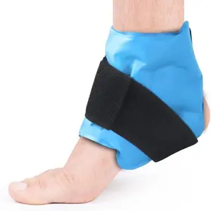 Ankle Ice Pack Wrap, Reusable Cold Ankle Ice Wrap for Sprained Ankles, Achilles Tendonitis Ankle, Breathable Brace Personal Care Product, Ankle Protective Compression, Ankle Compression Cuff