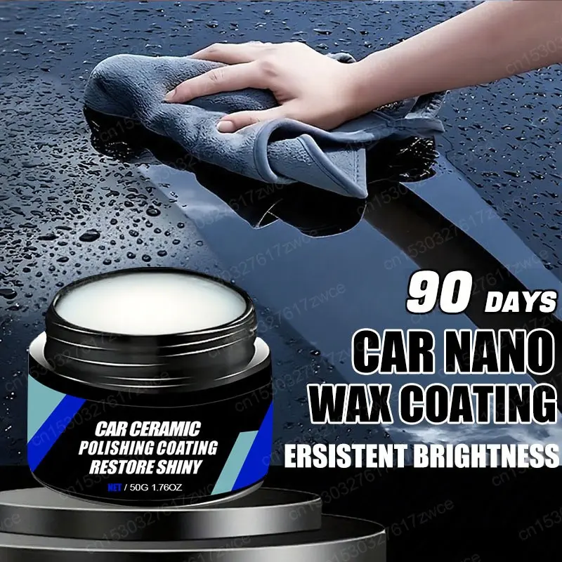 Car Ceramic Nano Wax Coating Auto Nano Crystal Hydrophobic Layer Anti-Scratches Car Polishing Scratch Repair Coating Wax Car Scratch Repair Paste