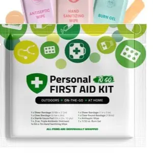 Portable Travel Size First Aid Kit-Green