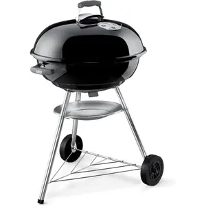 Weber 22-Inch Jumbo Joe Premium Portable Charcoal Grill, Black - Durable Plated Steel Grates, Porcelain-Enameled Bowl, Precision Airflow Control for Outdoor BBQ
