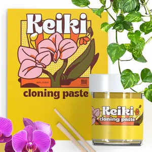 Keiki Paste for Plants to Clone & Create New Growth - 2X The Paste - Rapid Start Cloning Gel for Plants - Keiki Cloning Paste for Plants Kit- Plant Growth Hormone Gel - 0.5oz
