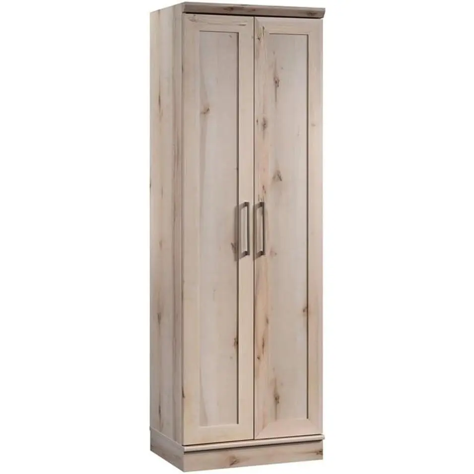 Sauder HomePlus Two Door Storage Cabinet/Pantry Cabinet, Pacific Maple Finish