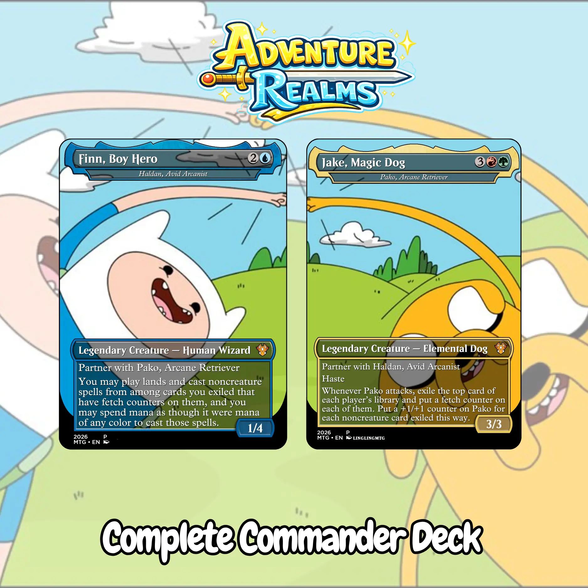 Fantasy Adventure Legends Proxy Deck (100 Cards)