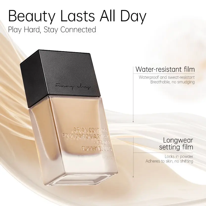 25MLFunny Elves long wear Aqua foundation Longwearing Waterproof Edition Makeup