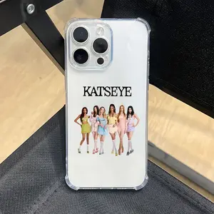 Popular girl group The K-KATSEYE Phone Case Suitable for iPhone 17 16e 16 15 14 13 12 11 Mini Pro Max Air X XR XSMAX 8 7 Plus Anti Fall Shockproof Transparent Soft Back Cover
