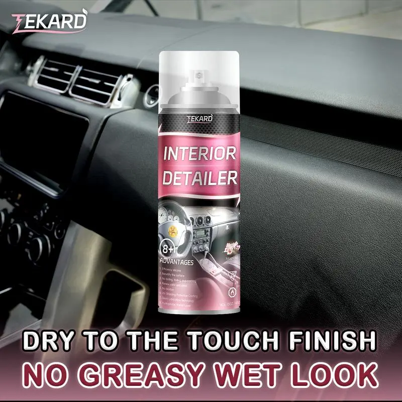 TEKARD Interior Detailer Spray, 2-in-1 Car Interior Cleaner & Restorer, Quick Shine for Dashboard Plastic Leather Door Panel, Restore Factory-Like Condition with No Greasy Residue