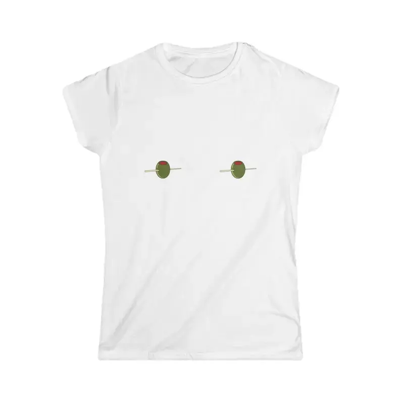 Dirty Martini Olive Babytee, Retro Martini Babytee Aesthetic cool girl, downtown girl baby tee, Girls Night Out,Olive Martini Lover