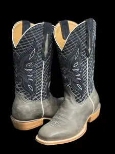 Riding Cowboy Boot- Anthracite
