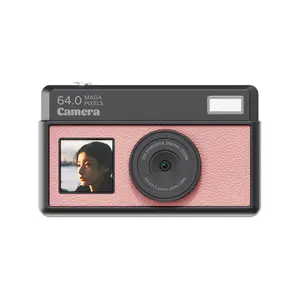 High Definition 4K Retro CCD Student Film Digital Camera Mirrorless Compact Portable Small Telephoto Selfie Camera