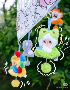 Baby Three-CRIE let sun shine-  Plush Blind Box ，Bunny Plush Dolls，Soft Furry Collectibles，Backpack or clothing decoration，Blind bag