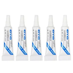 Waterproof Eyelash Glue, Transparent Hypoallergenic Formula Eyelash Adhesive, Eyelash Fixer, Durable Latex-free Adhesive for Eyelash Falsies, Eye Makeup Supplies, Makeup, Eyelash Extension