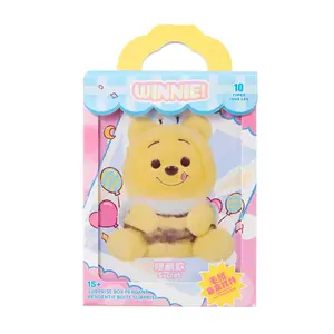 Miniso Winnie the Pooh Naughty Party Series Plush Keychain Blind Box