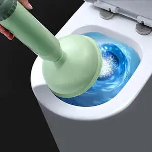 High Suction Toilet Plunger, Powerful Drain Cleaner, Essential Bathroom Cleaning Tool, Toilet Unclogging Tool, Home Use, Unclogs Toilets and Pipes