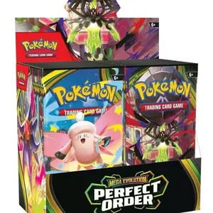 Pokemon Perfect Order Booster Box - Mega Evolution Trading Card Game for Ages 6+ - Collectible Card Game