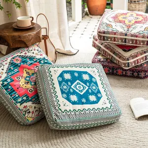 Bohemian Chair Cushion Pad, Thick Soft Comfortable, Multi-Functional Decorative Furniture, Durable for Living Room Bedroom Dining Office