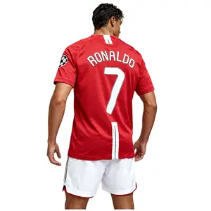 08 09 Retro RONALDO #7 Soccer  Jerseys